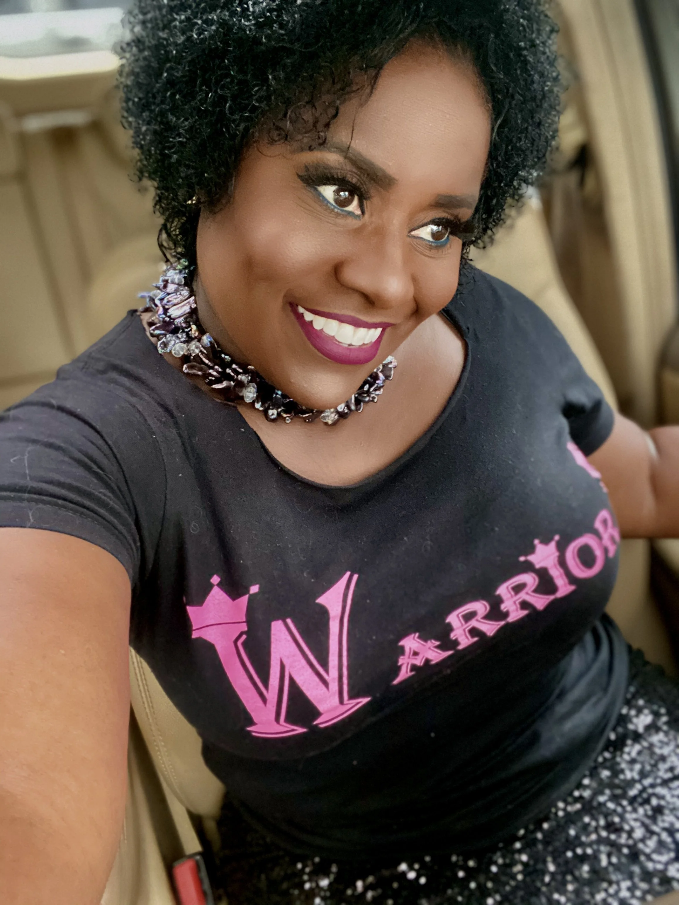 WEAR WARRIOR PINK LETTERING