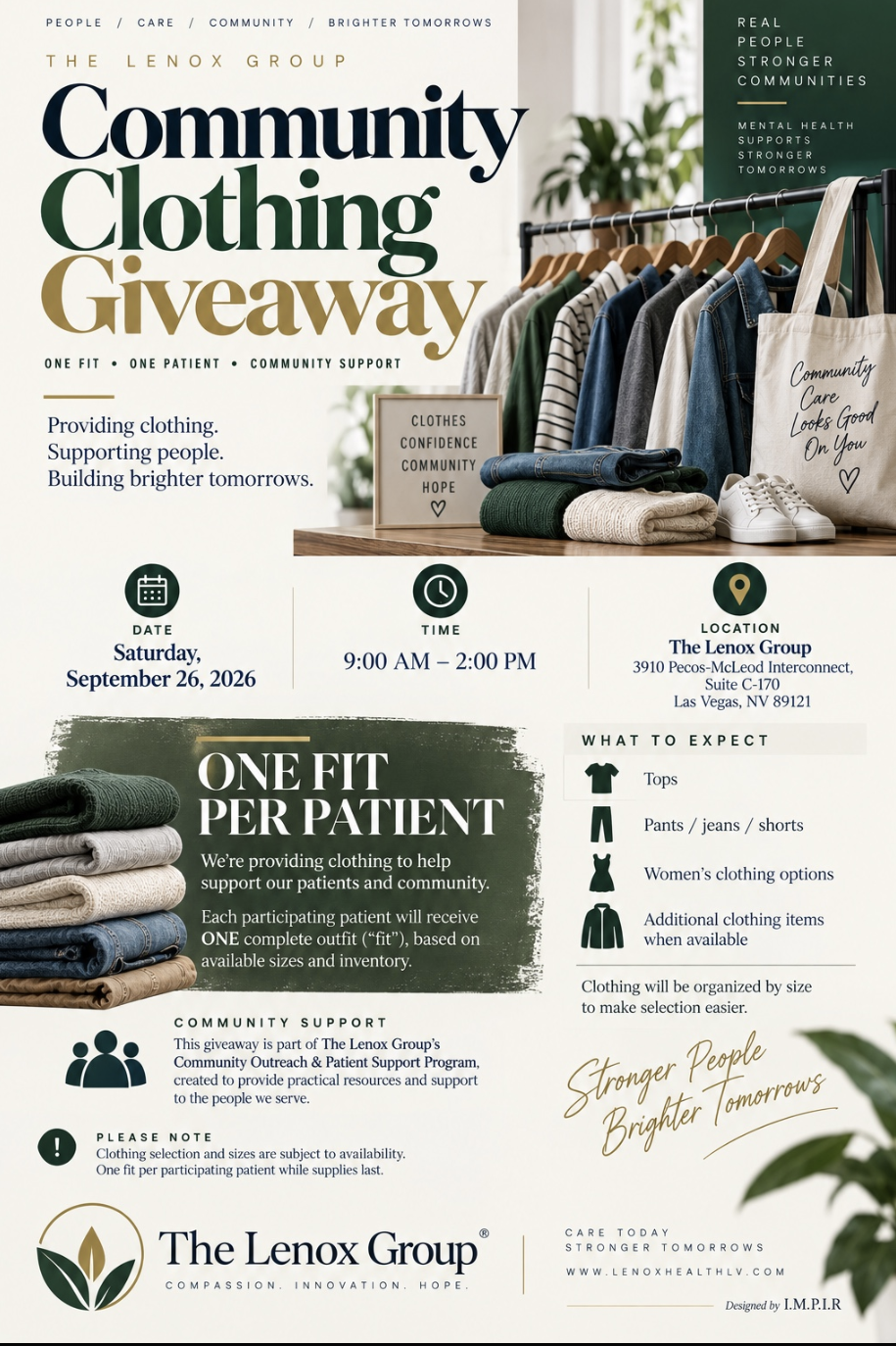 Clothing Give Away 