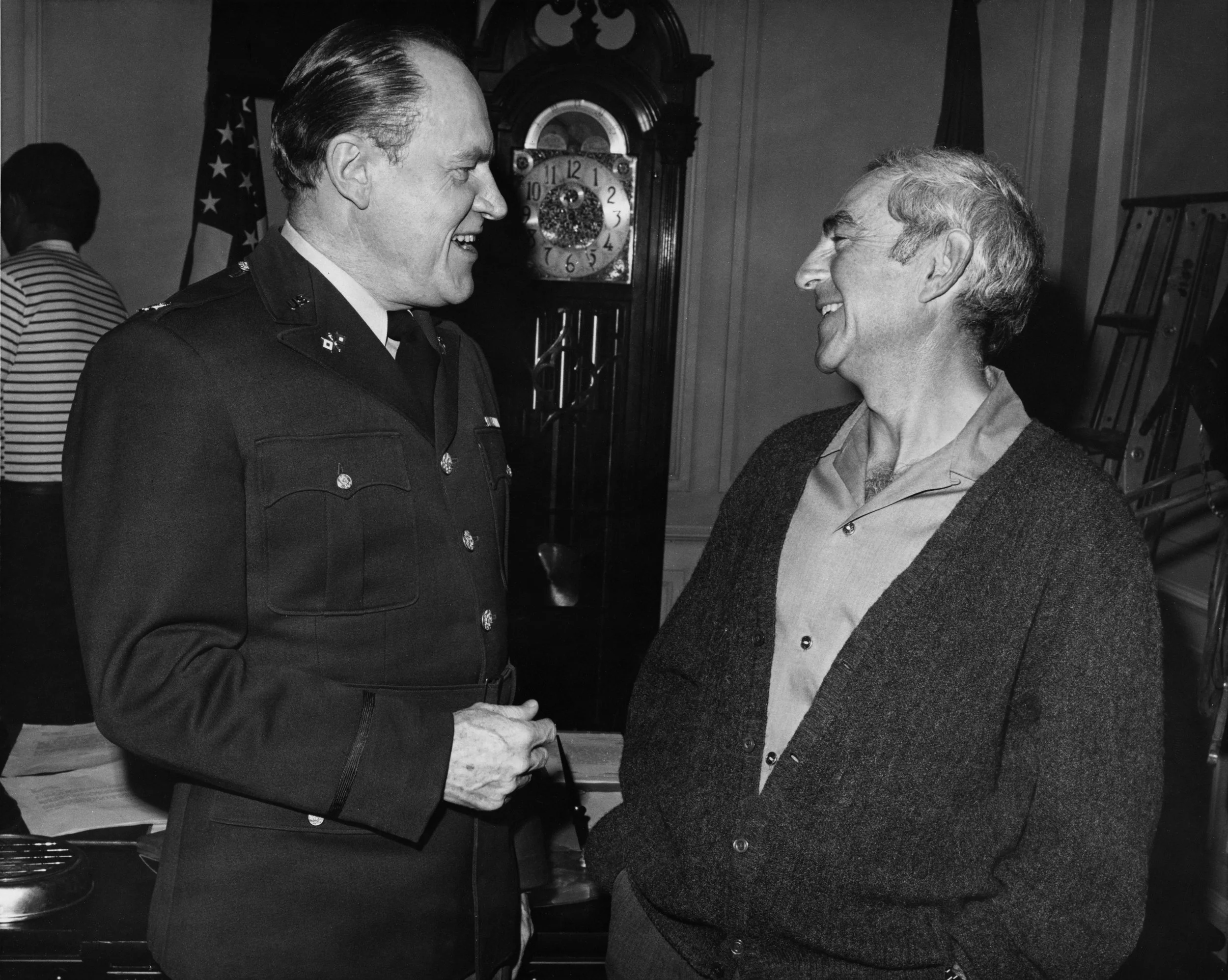 With E.G. Marshall on Tora! Tora! Tora!