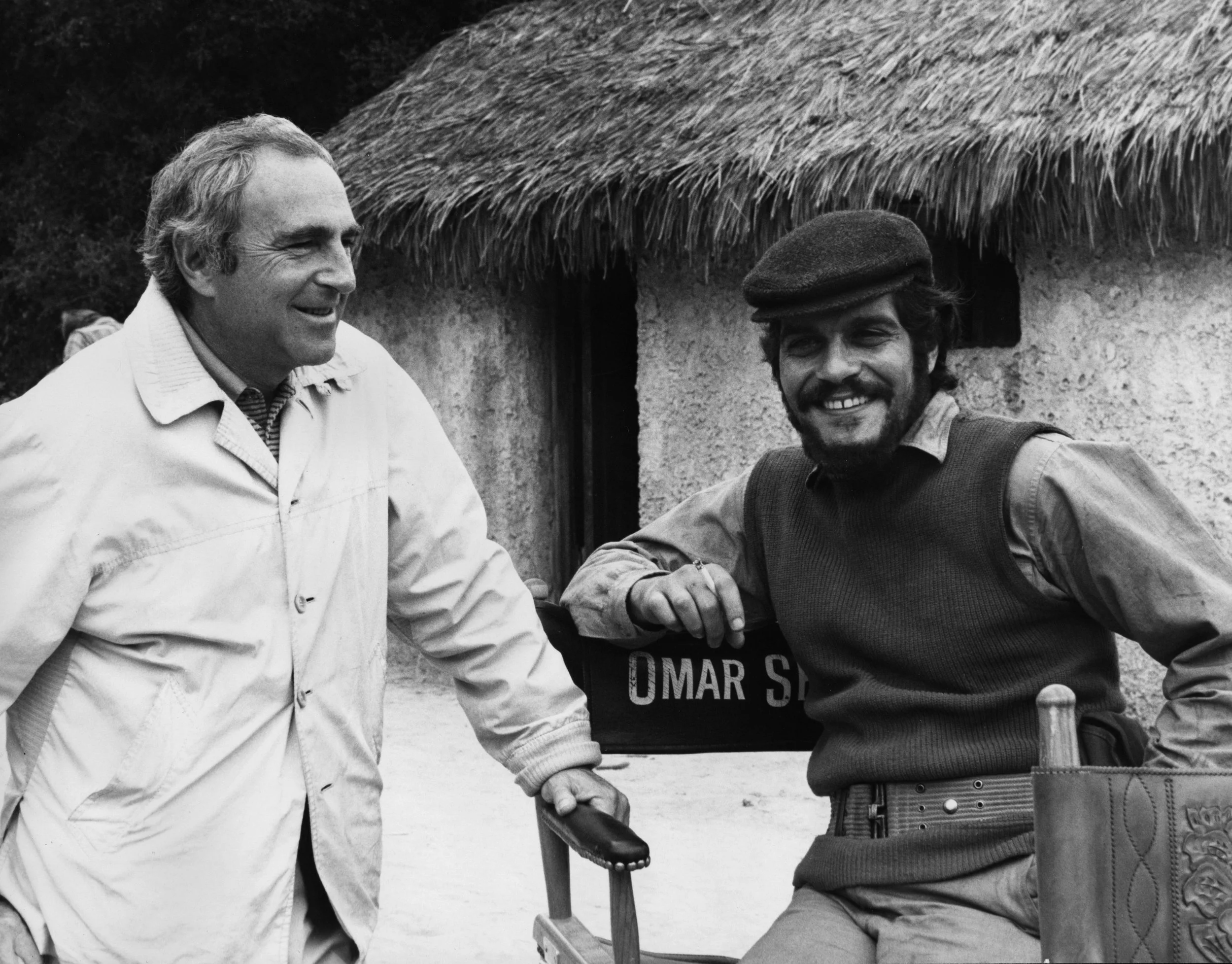 With Omar Sharif on the set of Che!