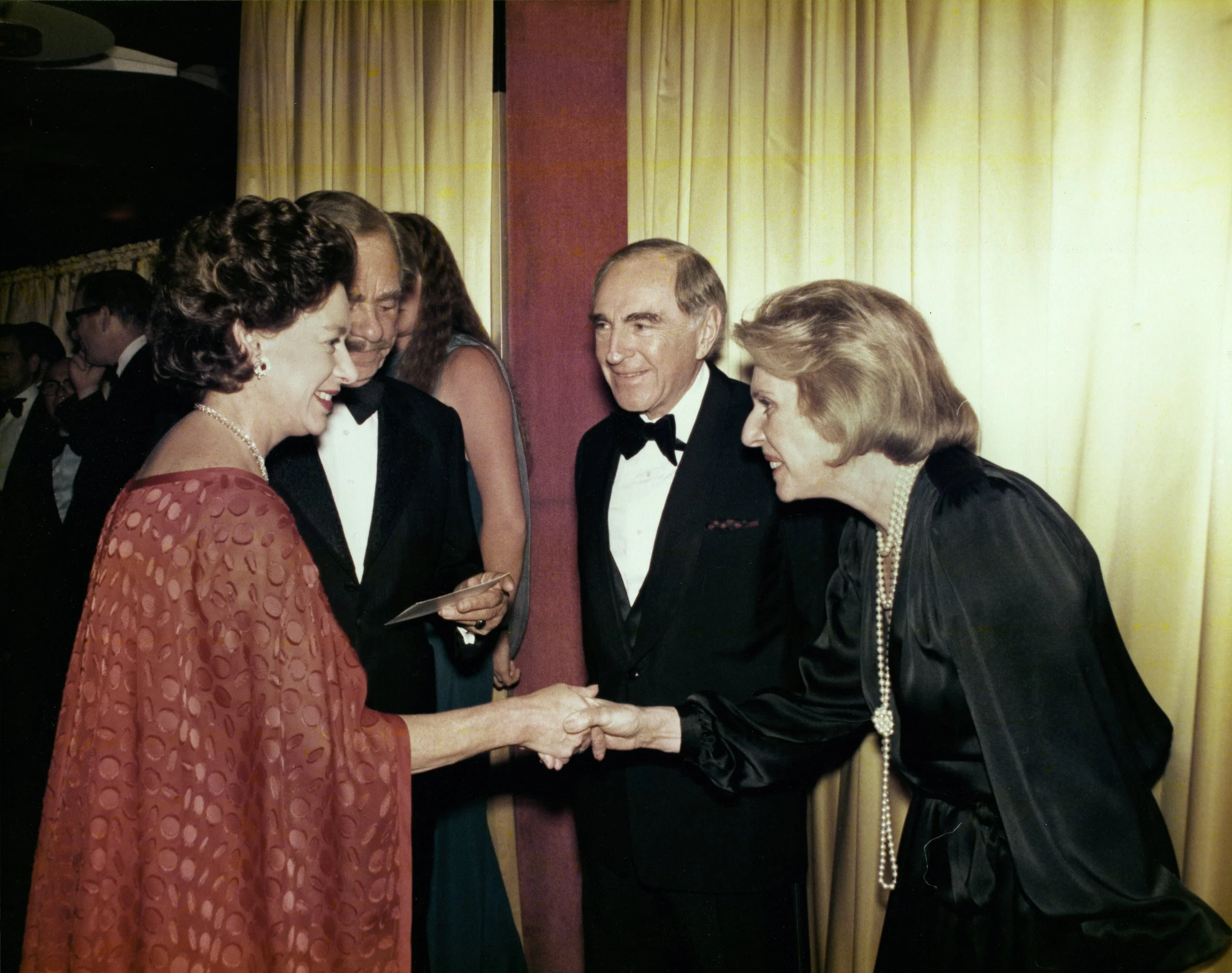 Richard and Mickey Fleischer meeting Princess Anne at a London screening of Dr. Dolittle