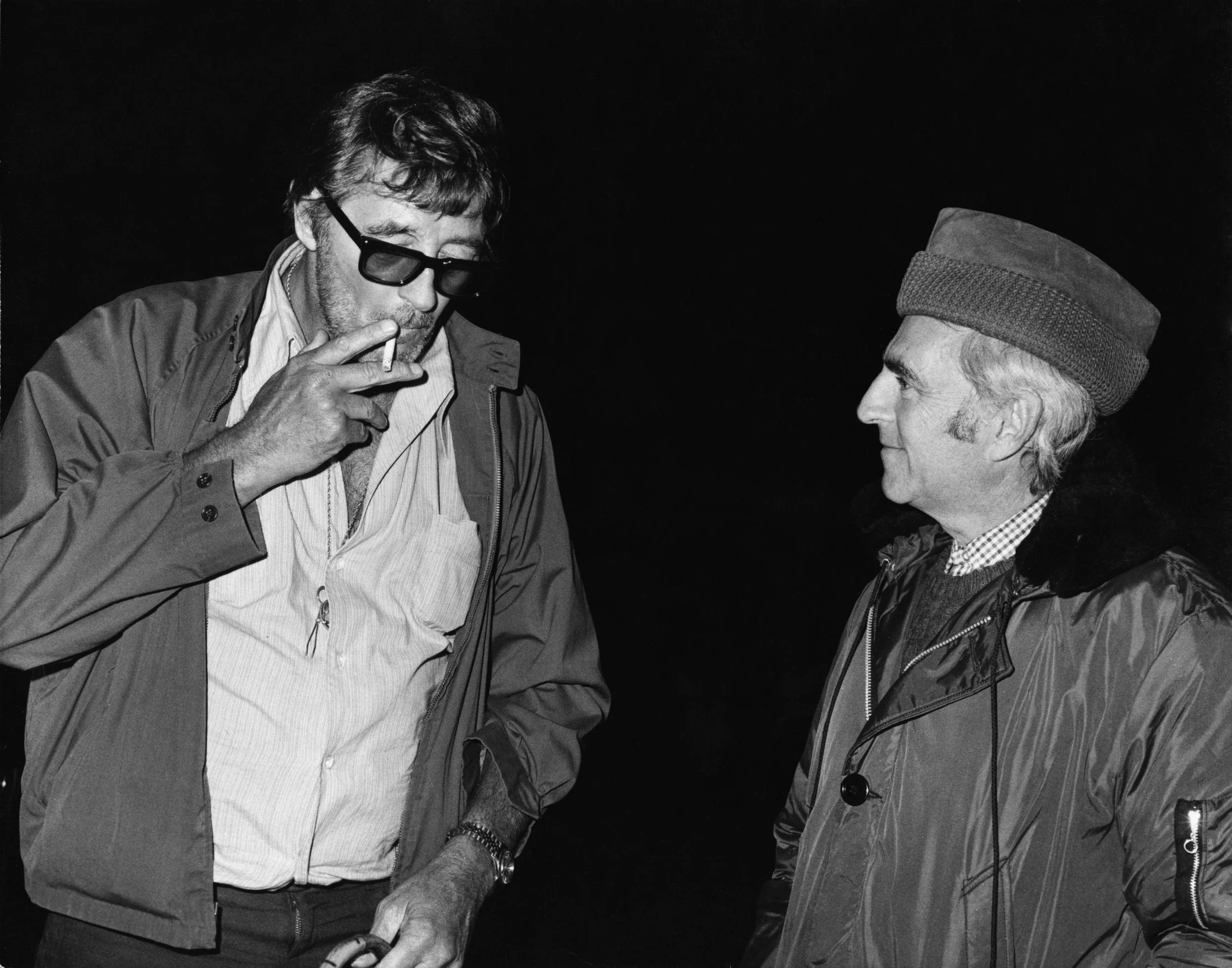 With Robert Mitchum
