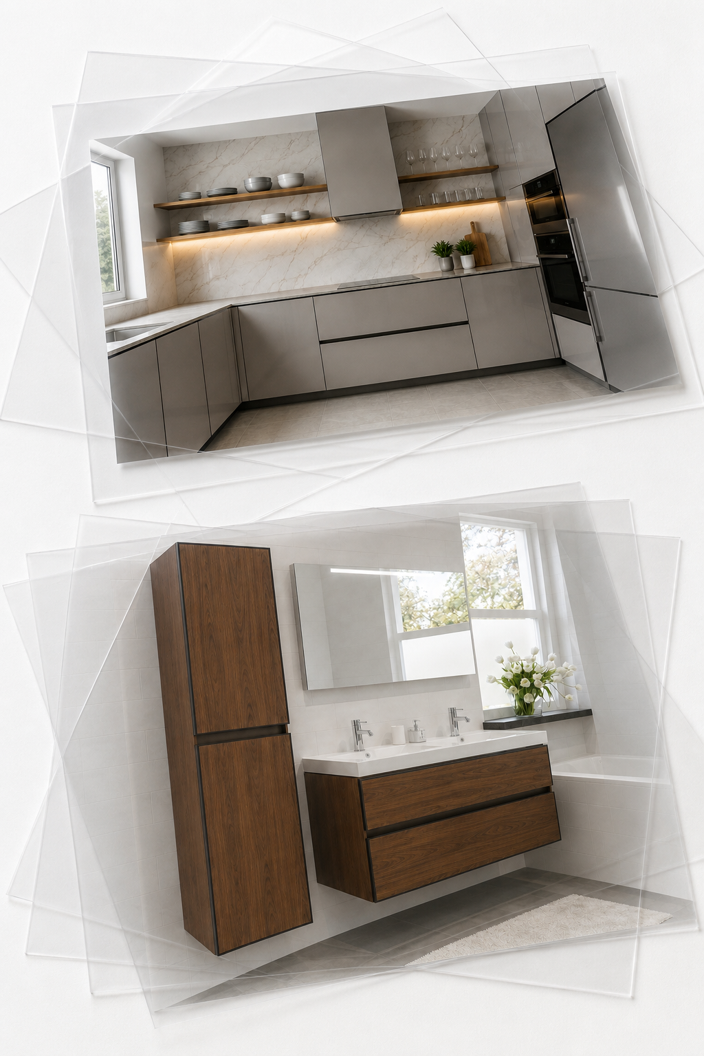 Visualizador  de Cocina y Baño (Grupo de 2 Mica)