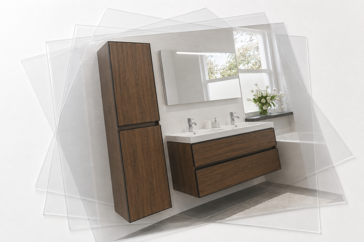 Visualizador de Baño  (1 Mica)
