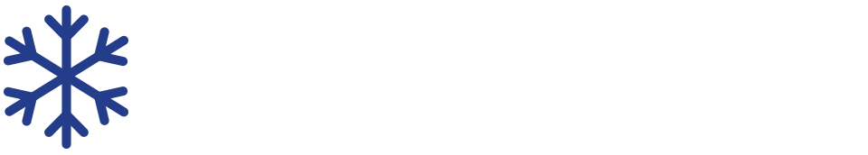 A blue snowflake icon next to black text that reads 'Let it snow!'