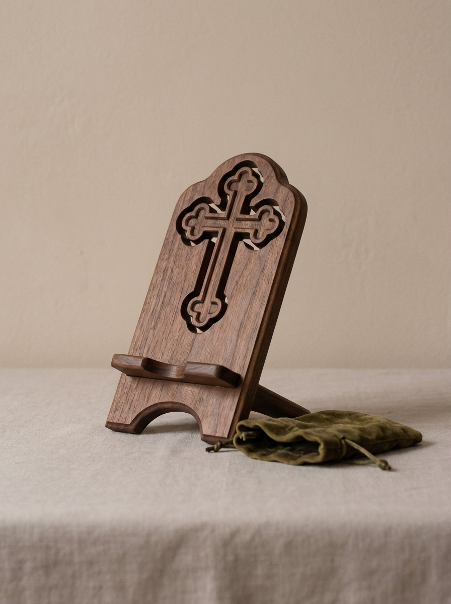 Wooden Icon Stand