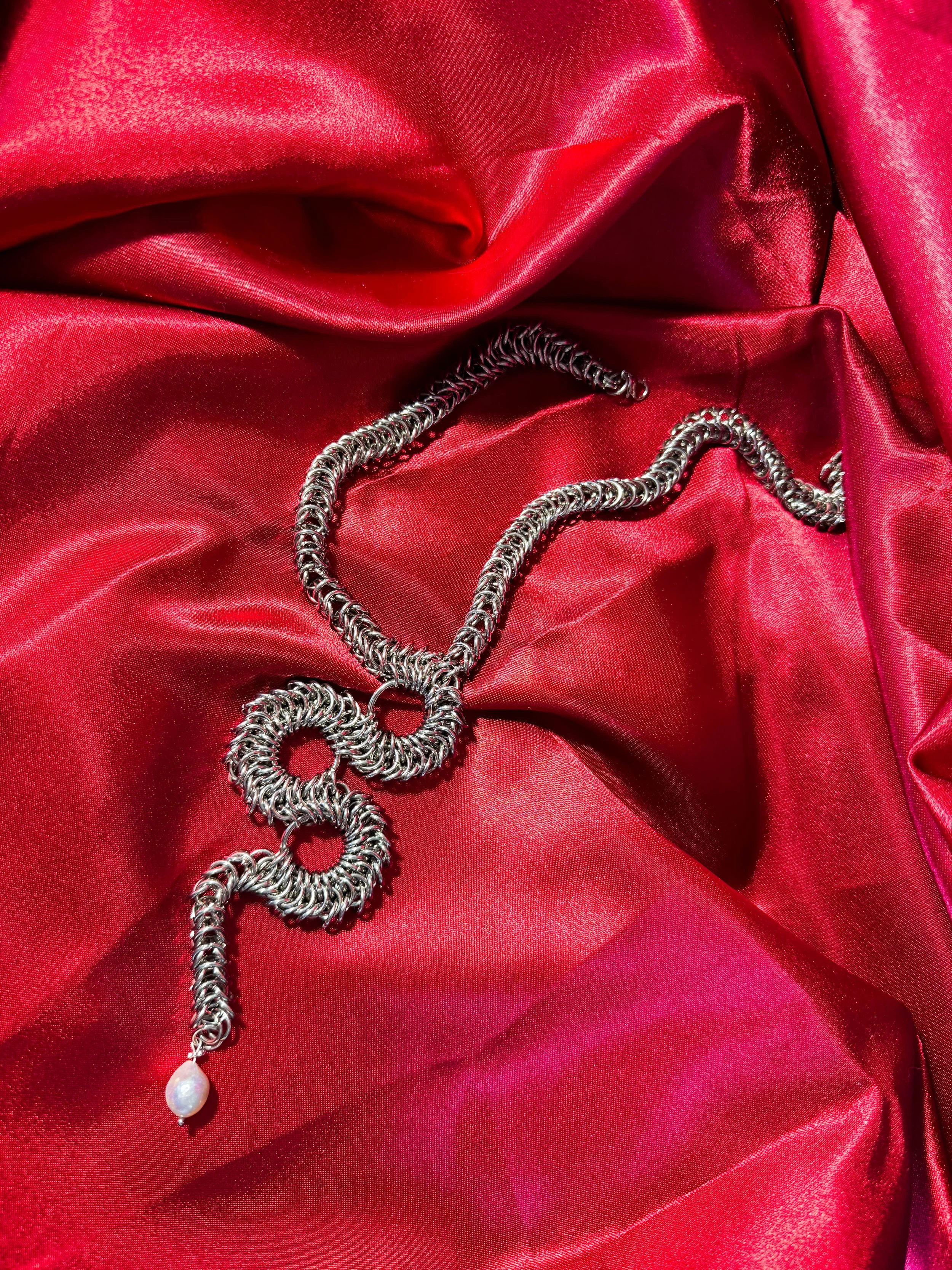 Serpentine Pearl Necklace