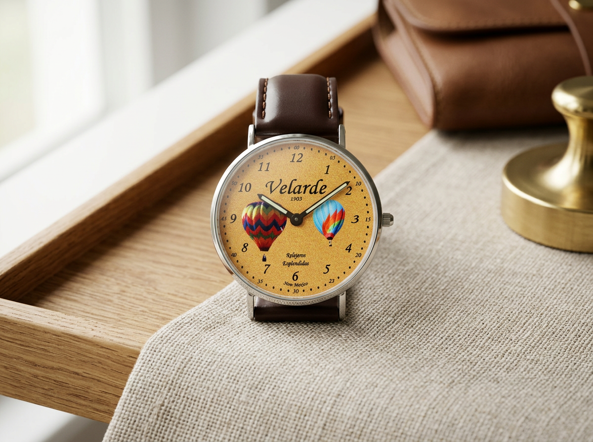 "Fiesta Balloon" 36mm Seiko Field Series Watch - Pottery