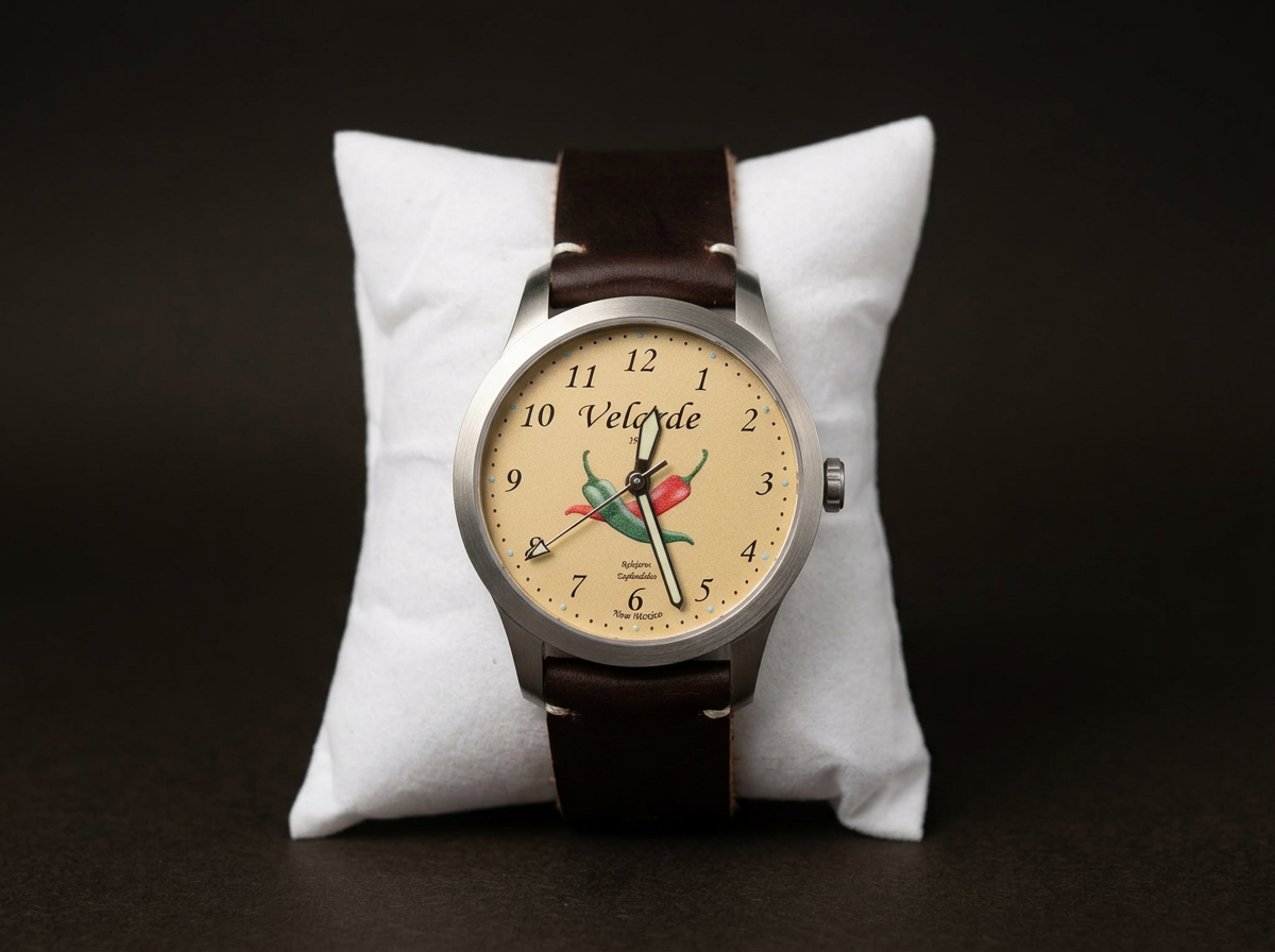 "American Chiles" 39mm Americhron Limited-Edition Crystal Sapphire Watch - Pottery