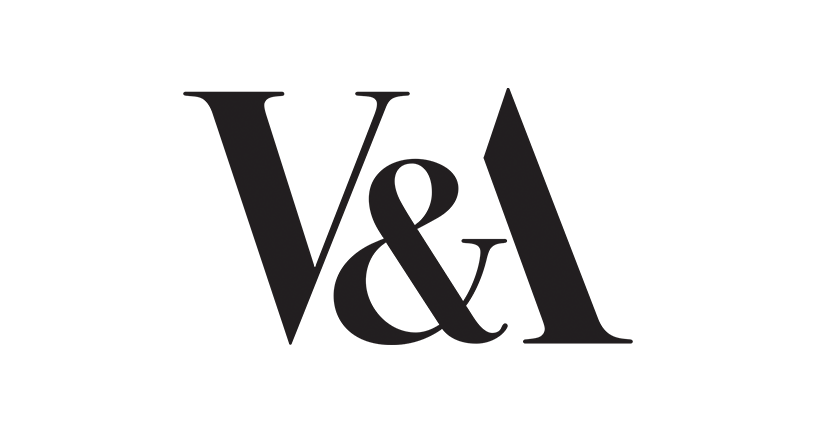 Logo for V&A Victoria and Albert Museum of Design London