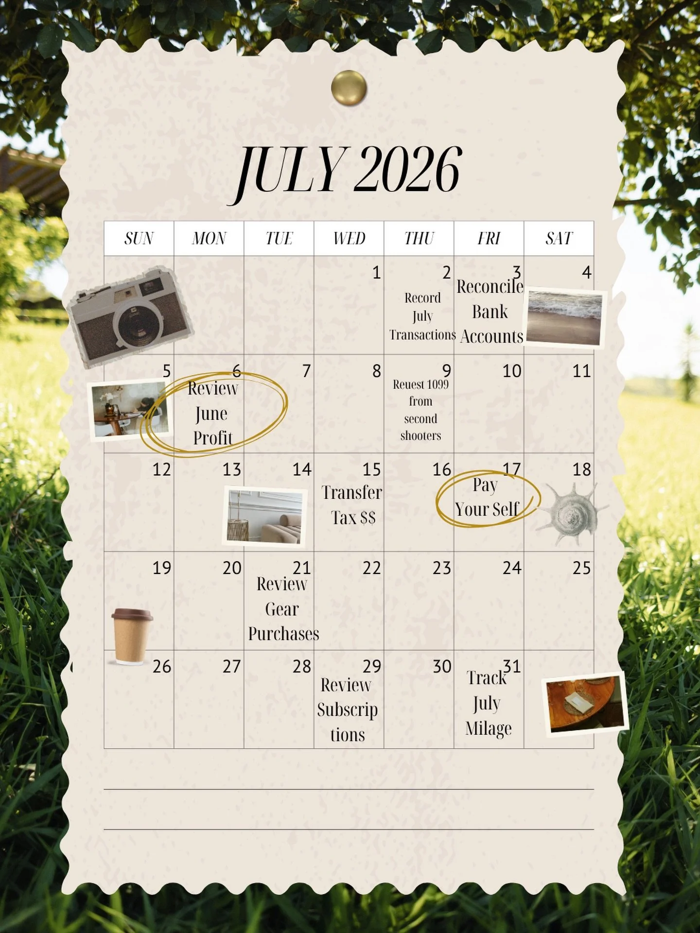 July is here, and if you&rsquo;re a photographer, this is your reminder: busy season is not an excuse to ignore your books.

A lot of photographers wait until tax season to look at their numbers&hellip; and by then, the damage is usually done.

This 