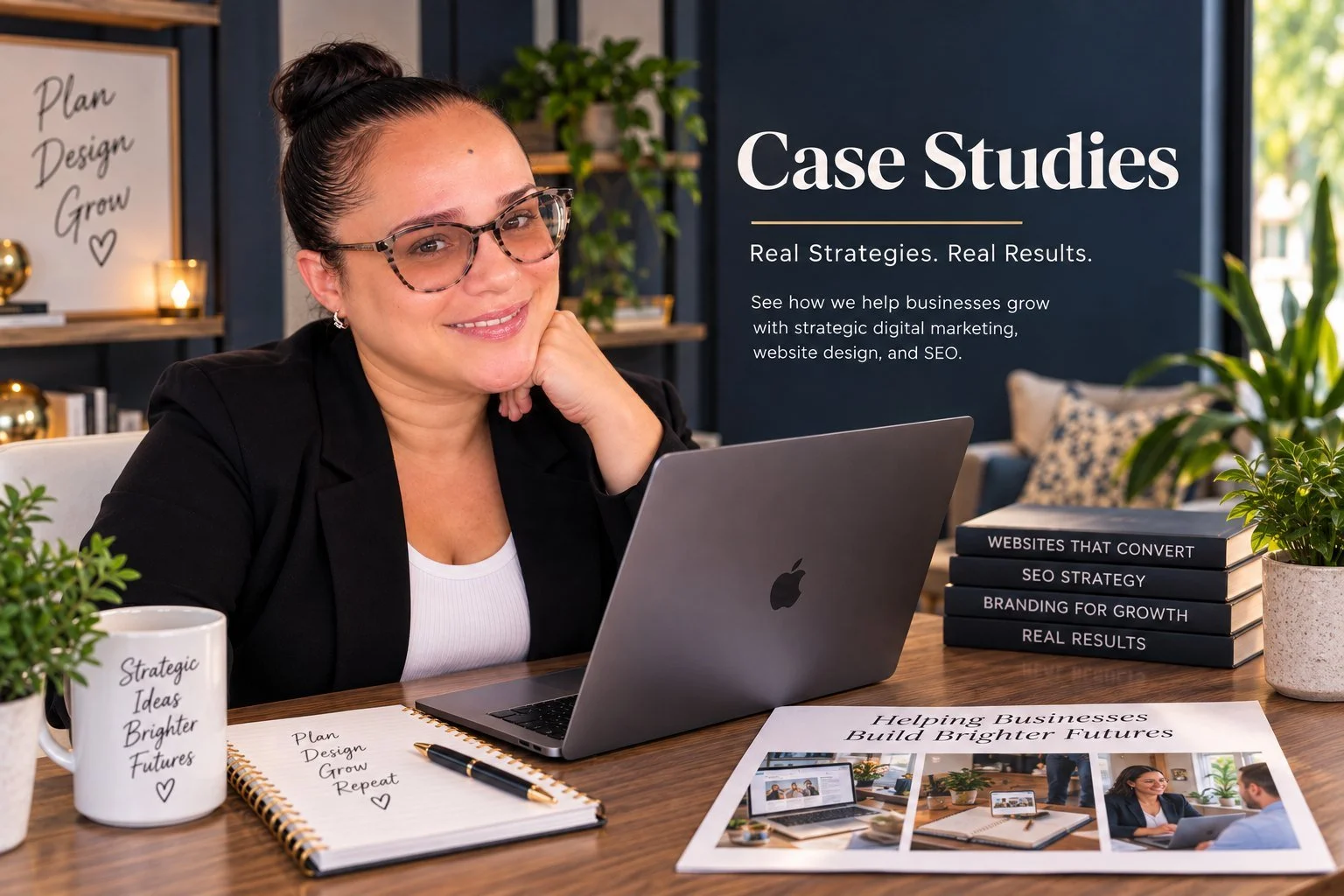 Web Trending Solutions owner showcasing digital marketing case studies and client results for website design, SEO, branding, and business growth in Pierce County WA.