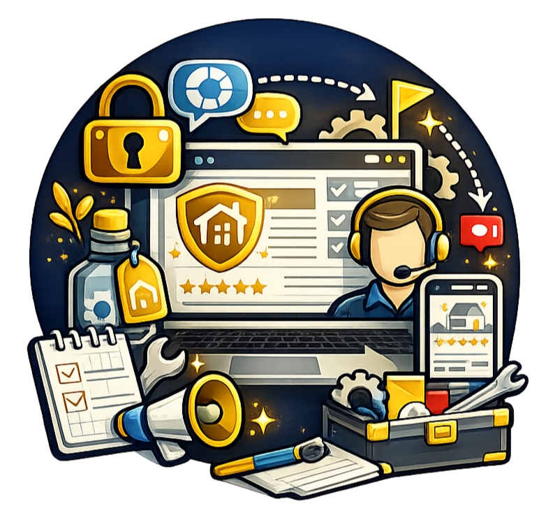 Direct Booking website support icon representing ongoing updates, maintenance, security, and long-term website success.
