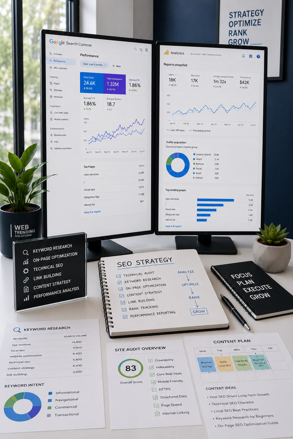SEO strategies helping small businesses improve Google rankings, increase organic traffic, and generate more qualified leads.