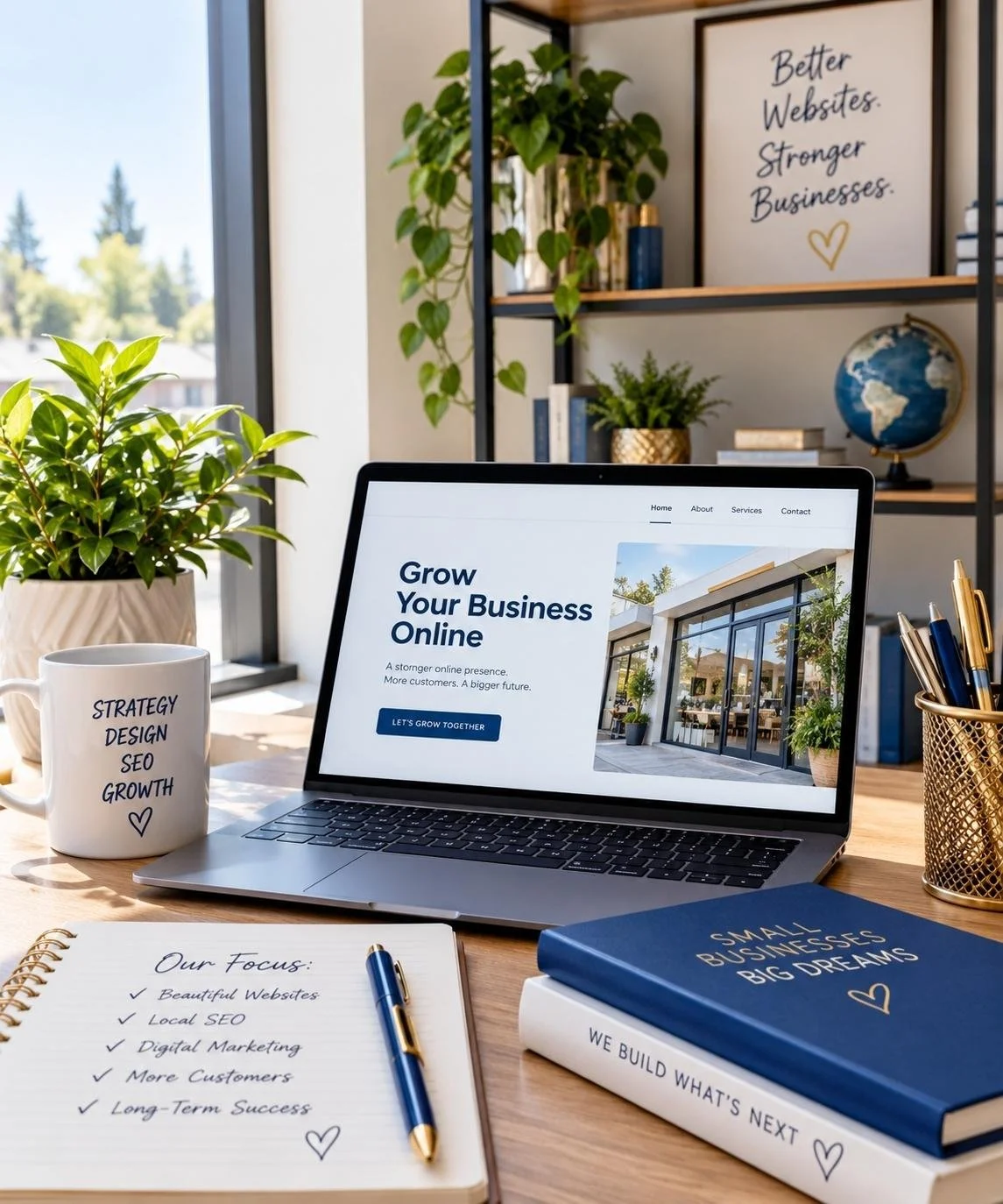 Website design and marketing for small businesses focused on SEO, lead generation, branding, and long-term online growth.