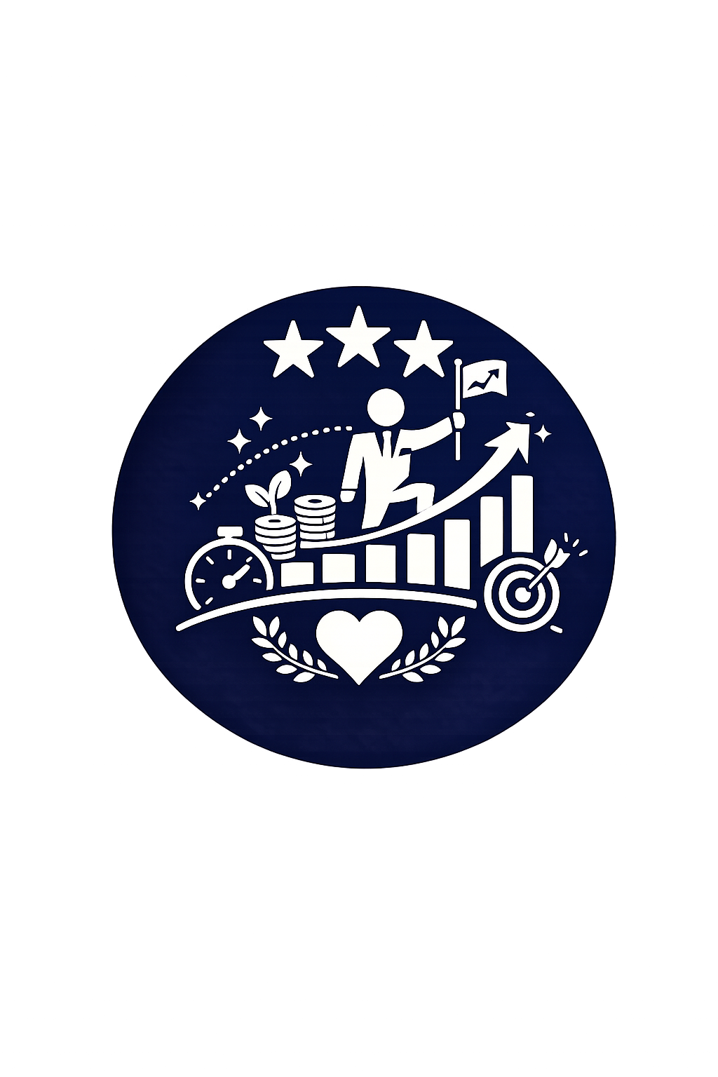 Business growth icon illustrating higher occupancy, stronger revenue, strategic planning, and long-term vacation rental success.