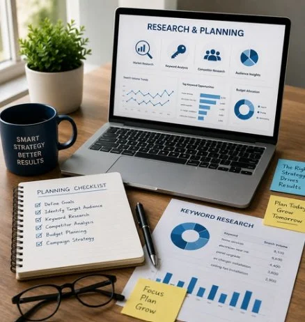 SEO keyword research in Puyallup WA by Web Trending Solutions using competitor analysis, search trends, audience insights, and strategic planning to improve rankings.