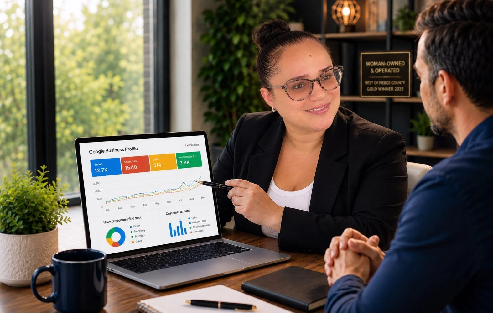 Web Trending Solutions owner providing Google Business Profile optimization in Tacoma WA to improve local search visibility, customer actions, and business growth.