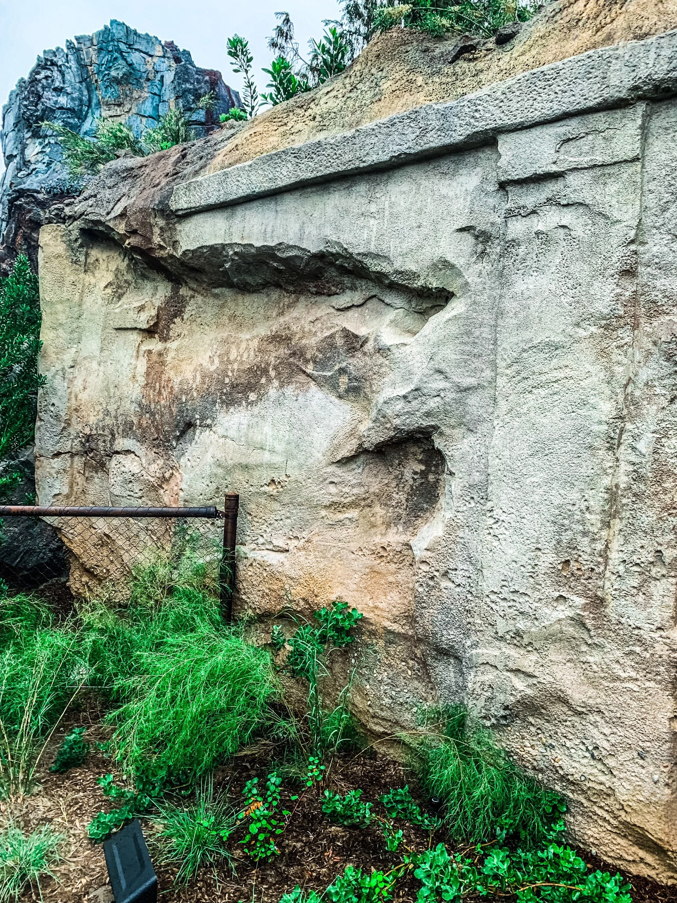 Star Wars Galaxy's Edge Ruins wall three