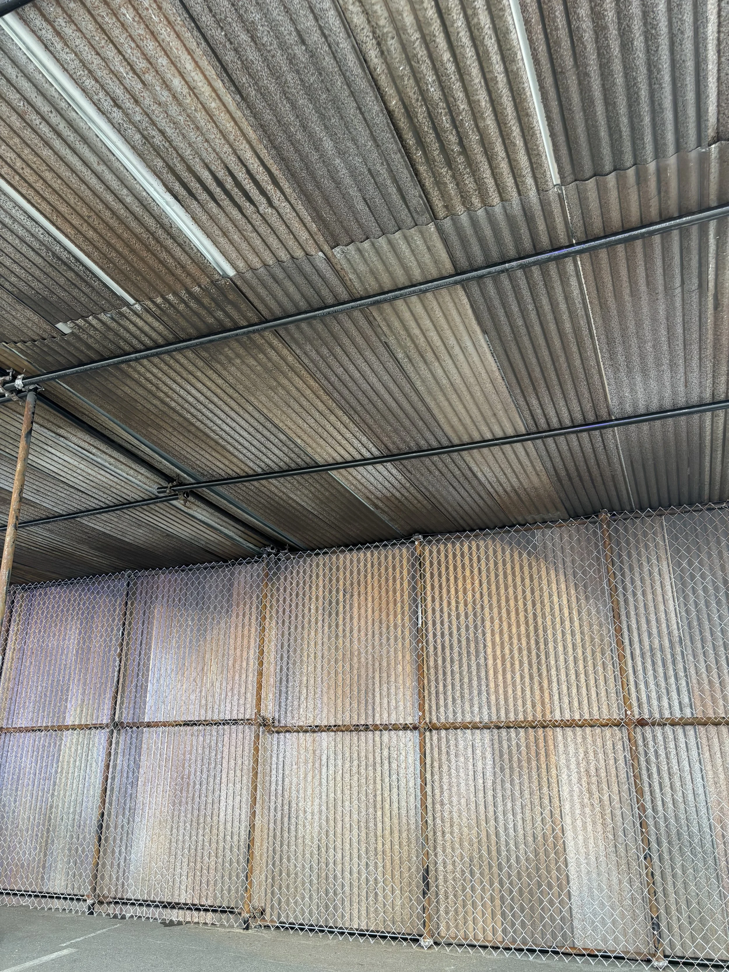 Nitehearts 2025 corrugated rust ceiling