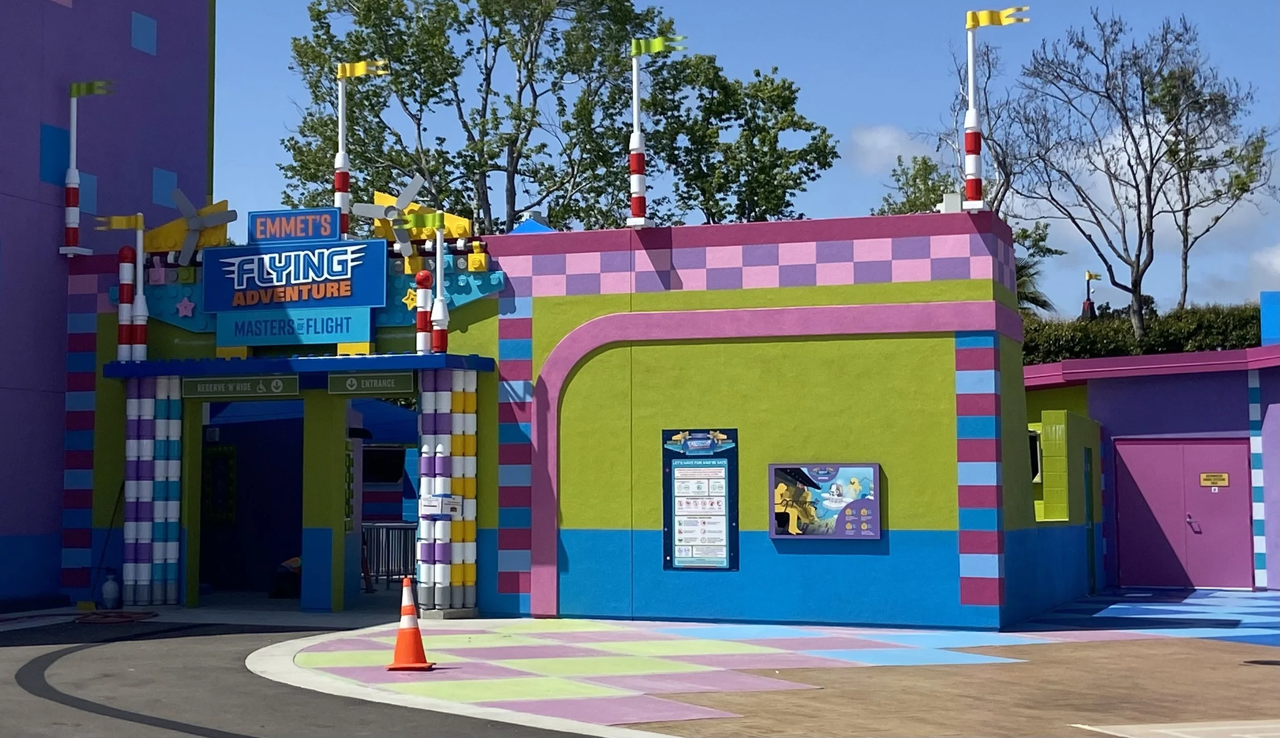 Legoland LEGO Movie Expansion Ride queue entrance