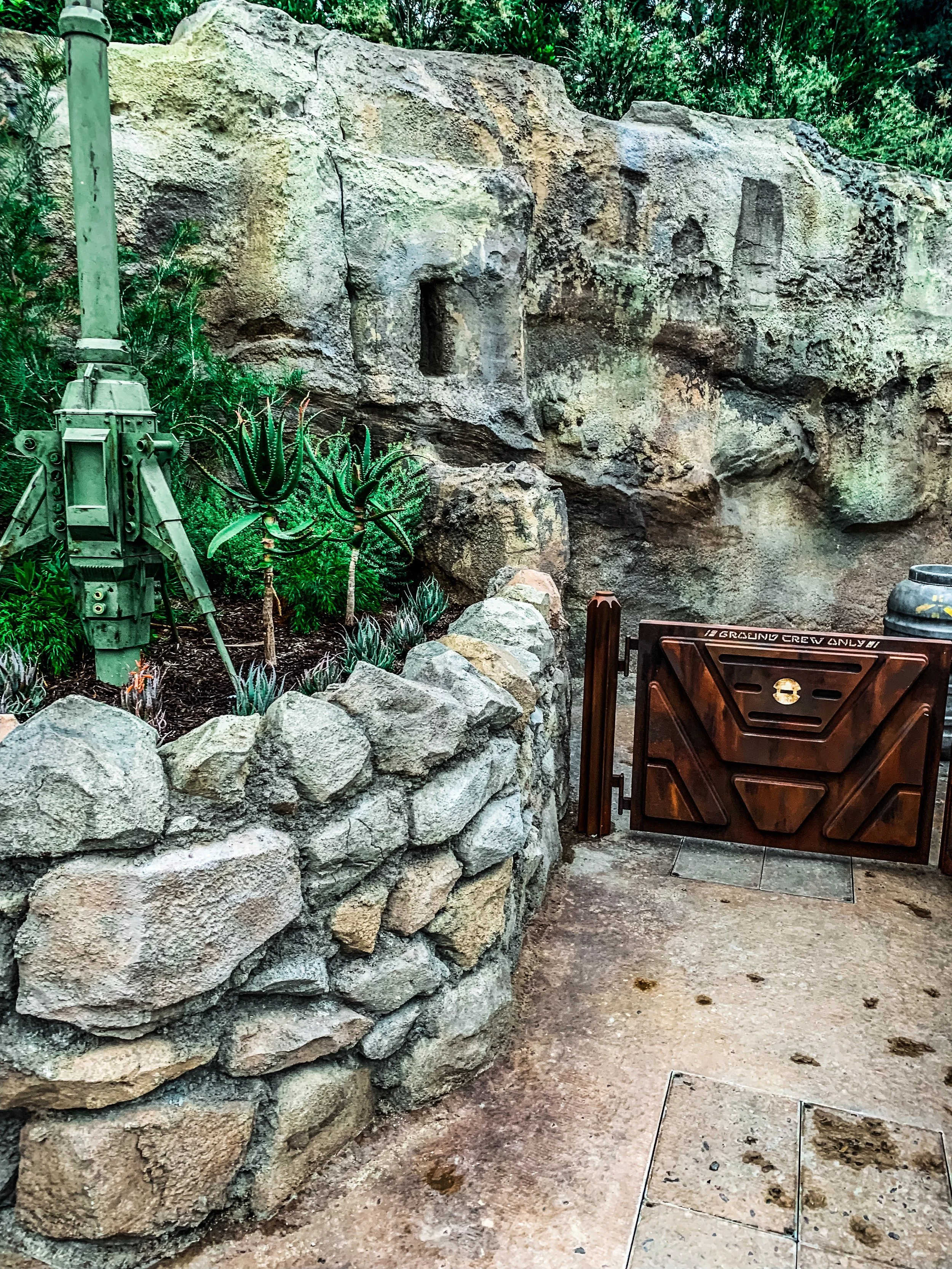 Star Wars Galaxy's Edge Ruins wall two