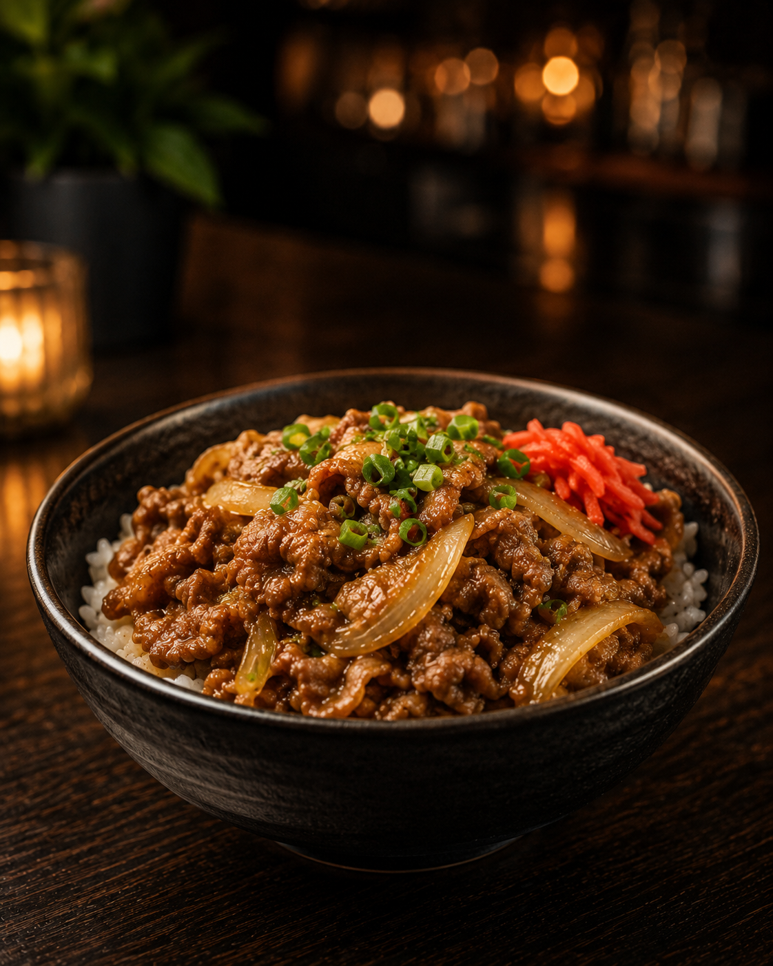 Japanese Gyudon Beef Bowl