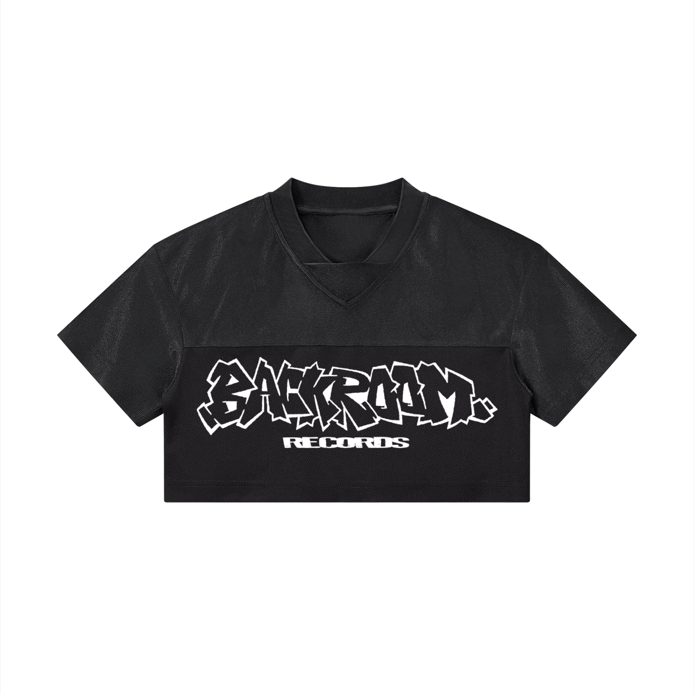 Women’s Cropped Paneled V-Neck Jersey