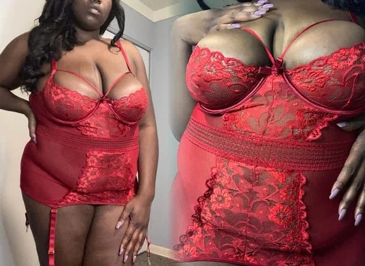 Crimson Lace Babydoll
