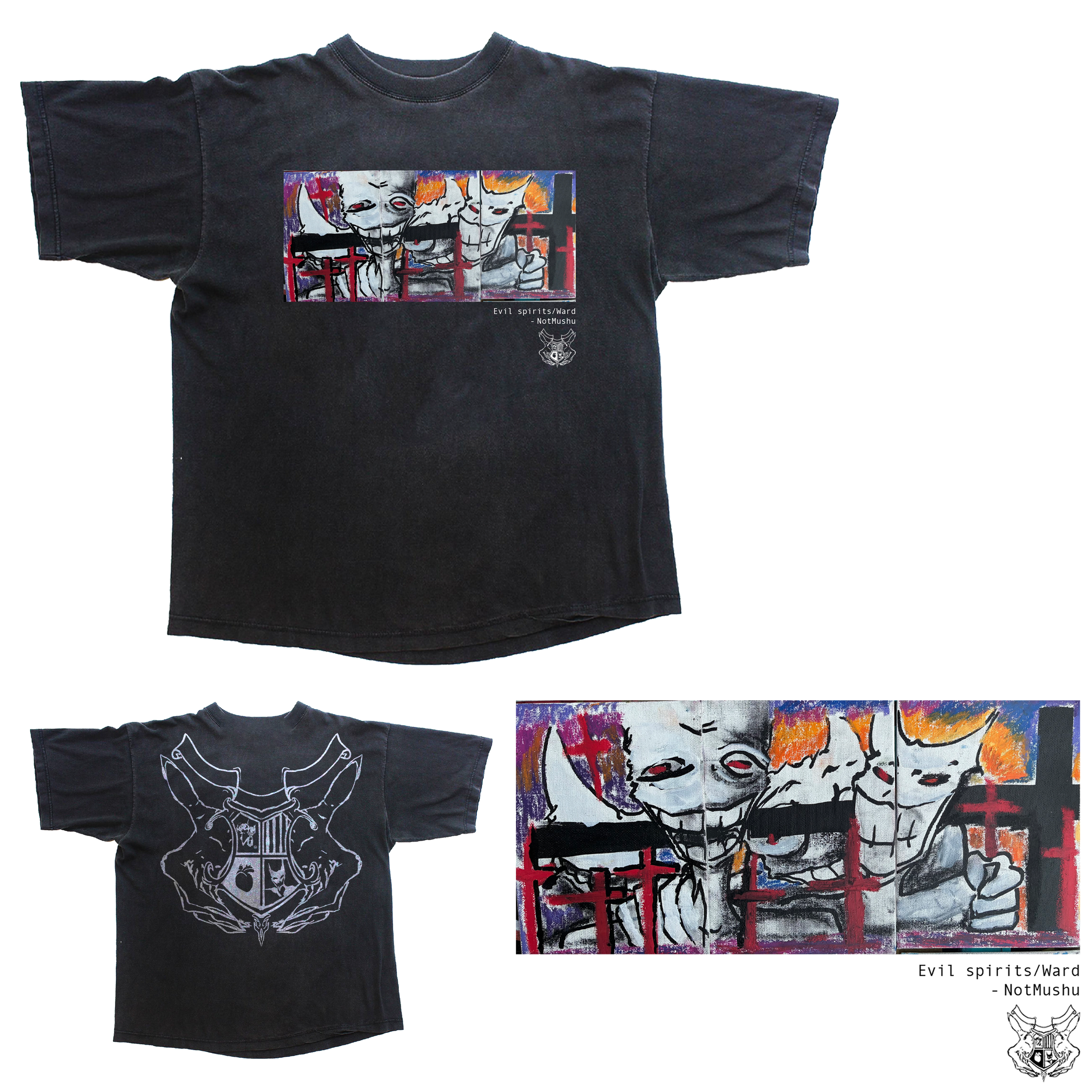 Gallery Tee: Evil spirits / Ward (Edition of 50)
