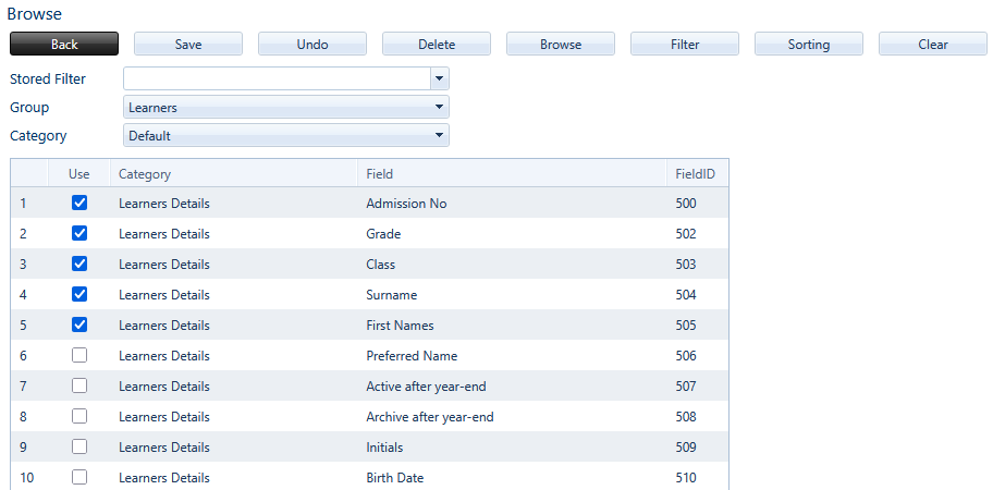 The Browse feature in Saspac is a powerful tool that will let you print info for anything that you are looking for