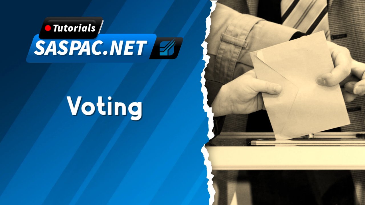Saspac Tutorial on Youtube. Voting - Coming Soon!