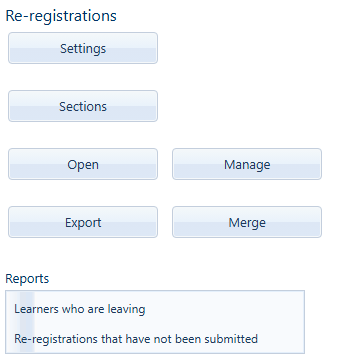 The re-registrations menu in  saspac.net. Automate the entire process
