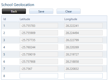 Add precise co-ordinates to Saspac geolocation from google maps