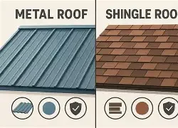 Metal Roofing VS Asphalt Shingles: Which Is Right for Your Home?