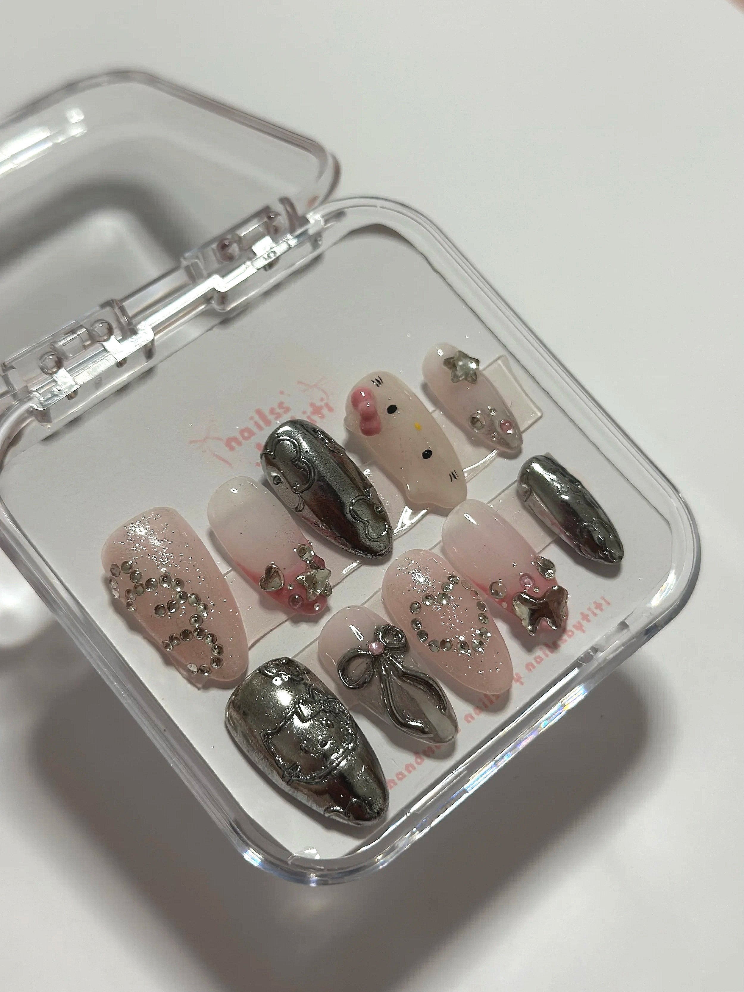 silver hello kitty set ᭝ ᨳଓ ՟˙⋆✮