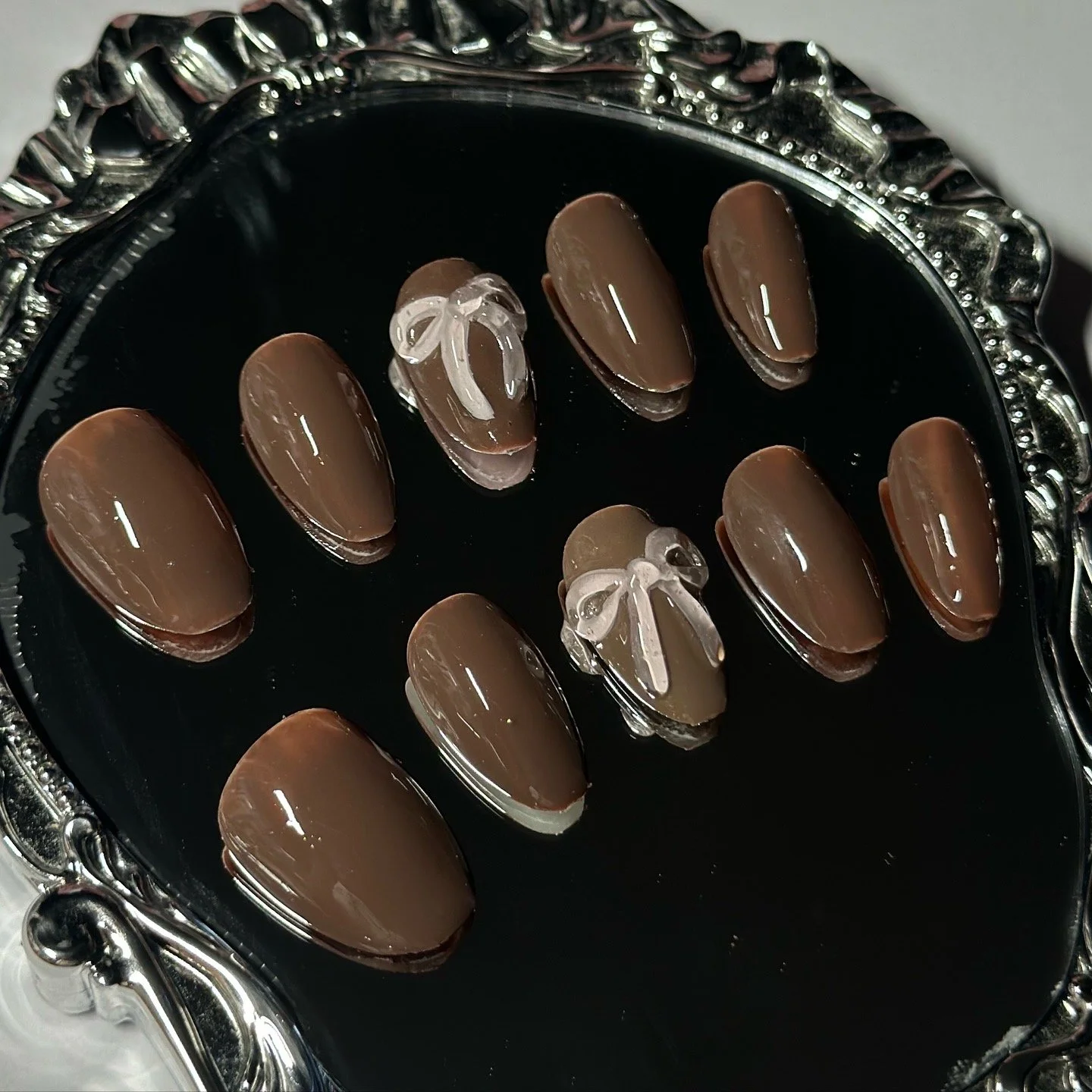 chocolate ribbon set ᢉ𐭩