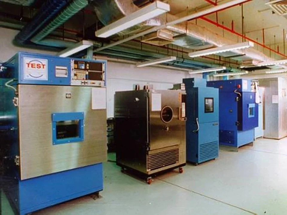 Environmental simulation chamber used for product reliability testing