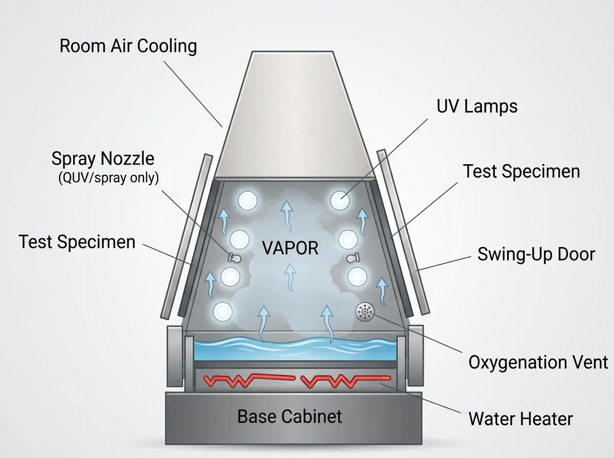 UV Chamber Diagram by TestLabs