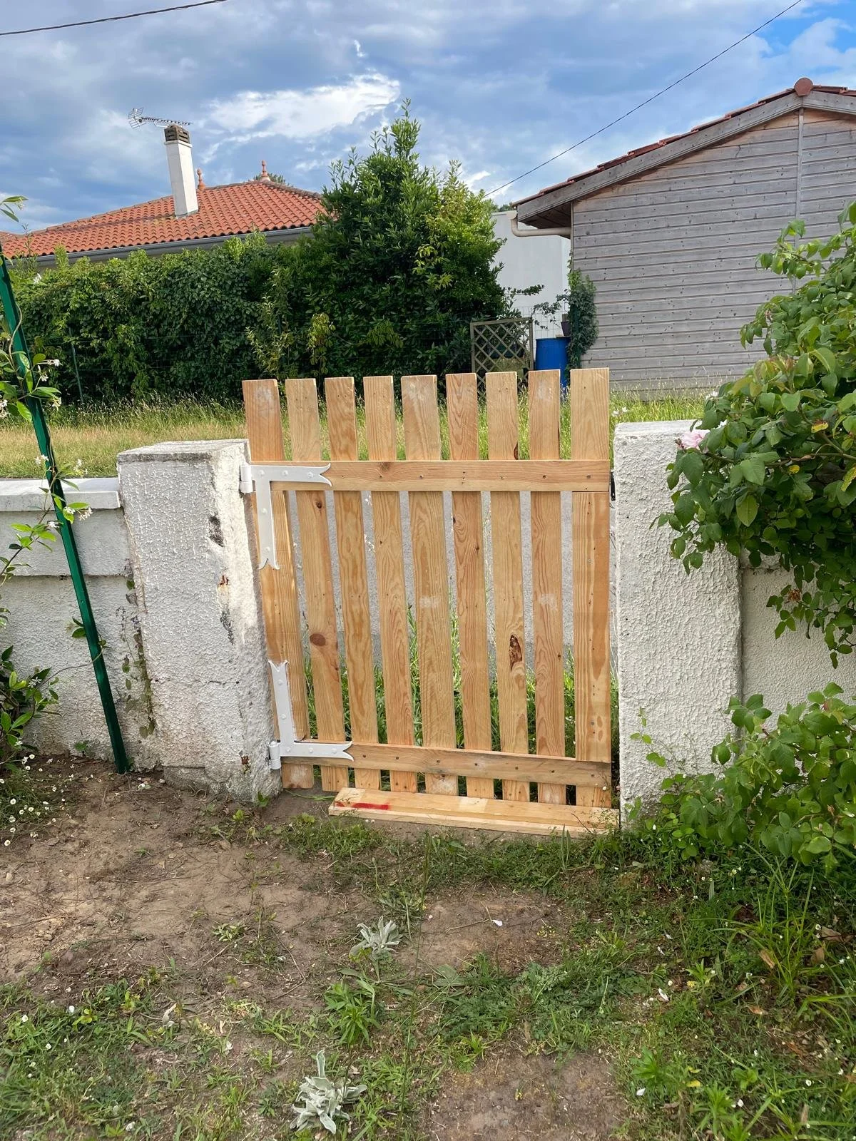 un portail fait main