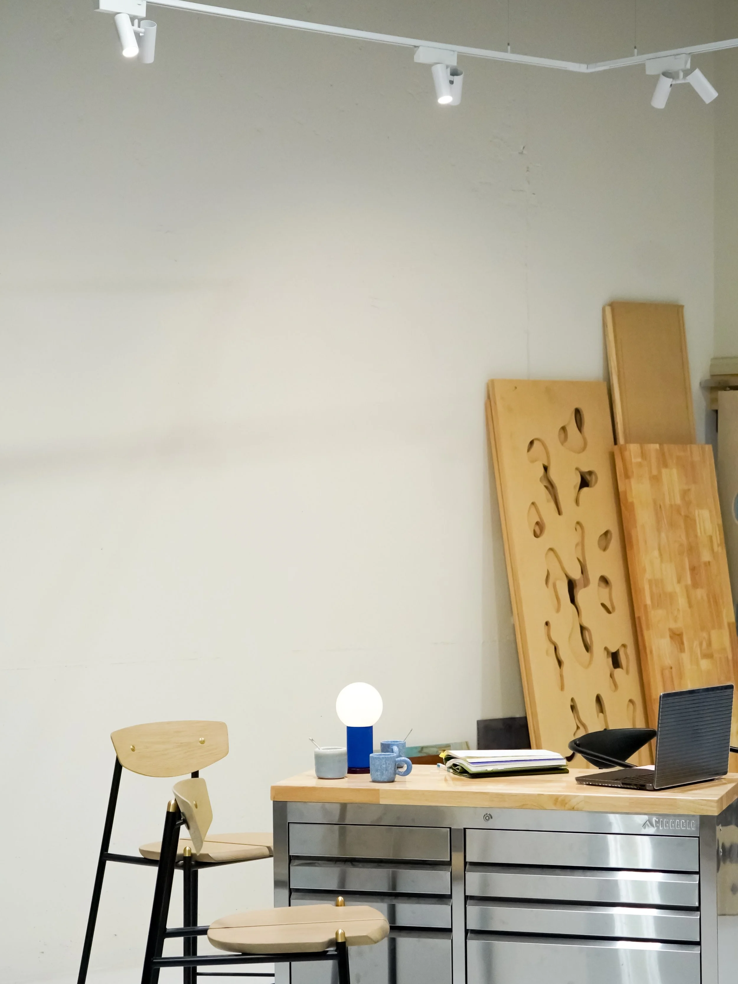 Our doors aren&rsquo;t officially open yet, but that doesn&rsquo;t mean you can&rsquo;t reach out. 
We&rsquo;ve taken on already some of your projects and requests.

Today, first time at our new studio space. 

No worries. There&rsquo;s a larger tabl