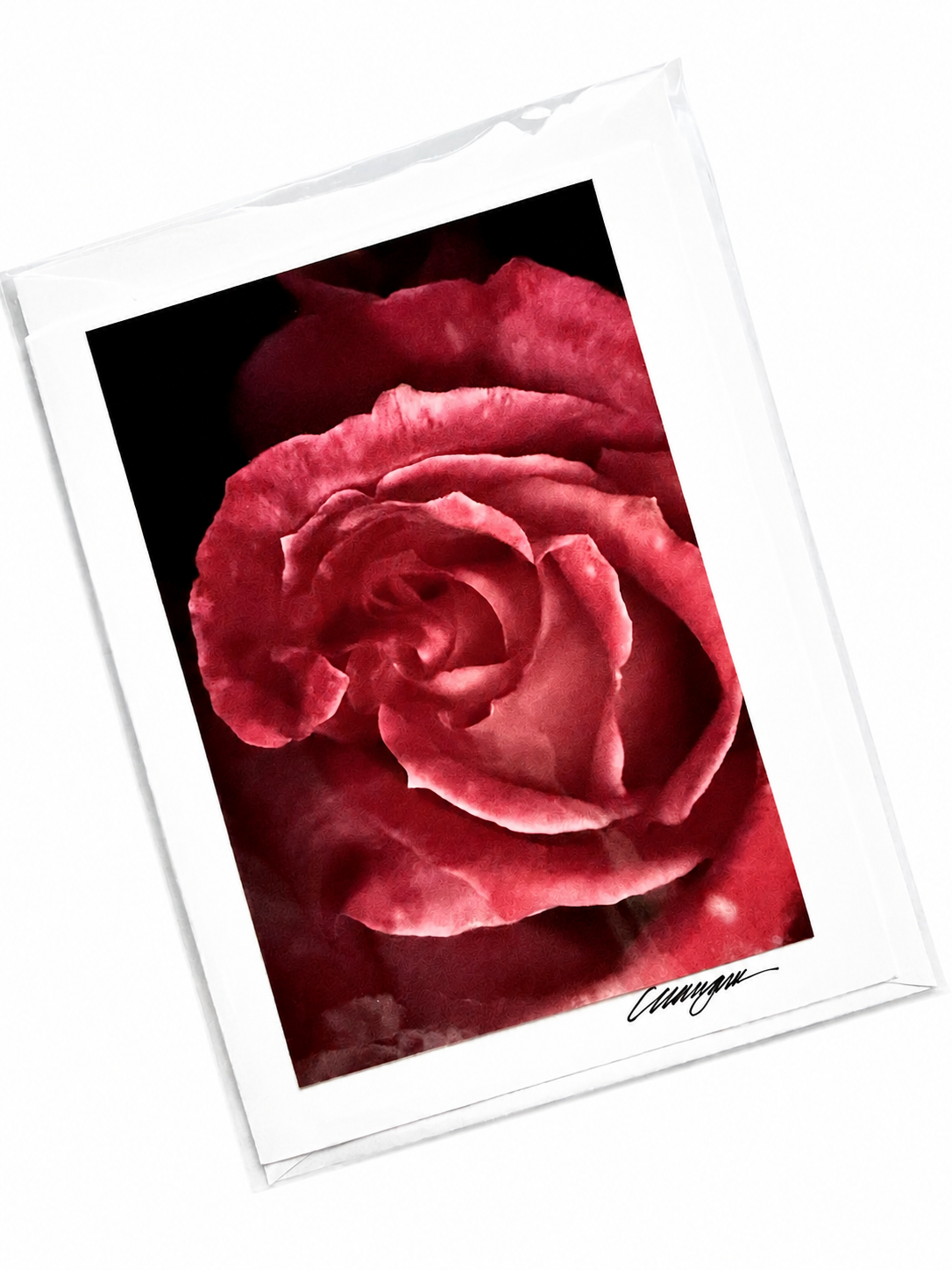 My Mother's Roses - The Heart Greeting Card