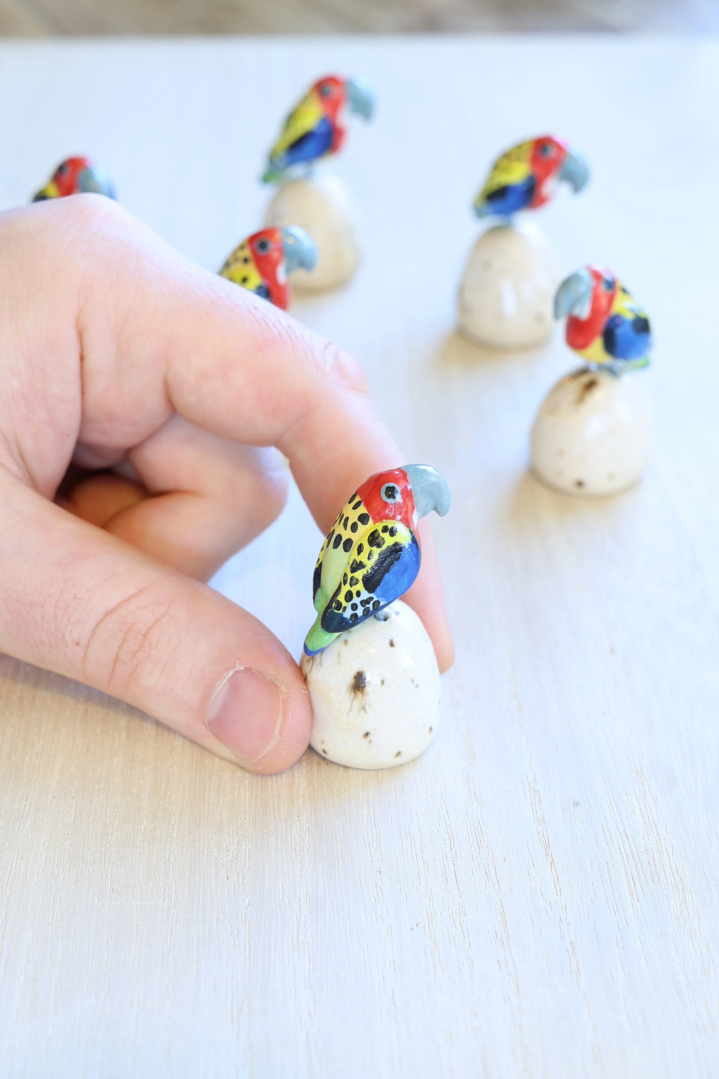 Mini Eastern Rosella Sculpture