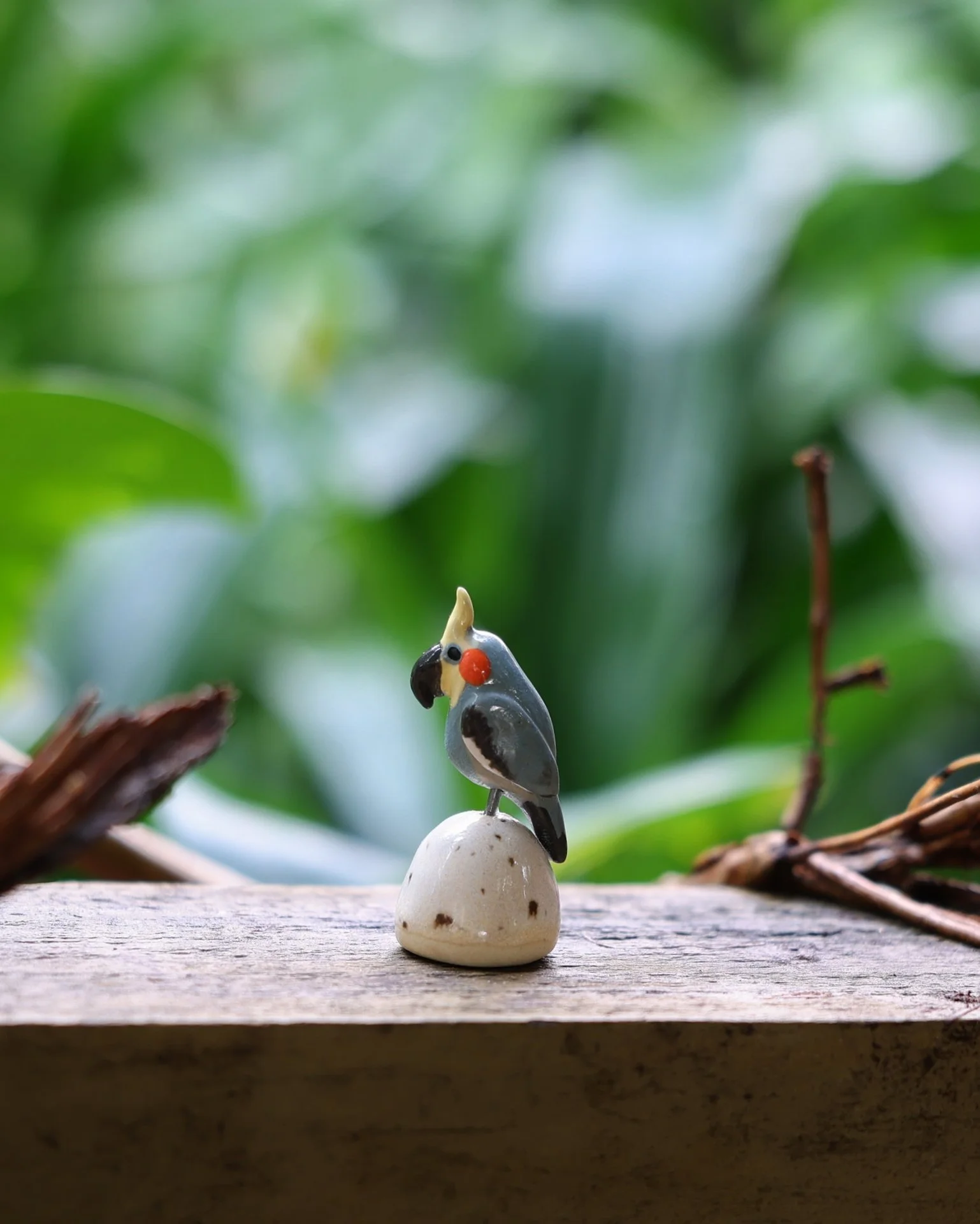 Mini Cockatiel Sculpture