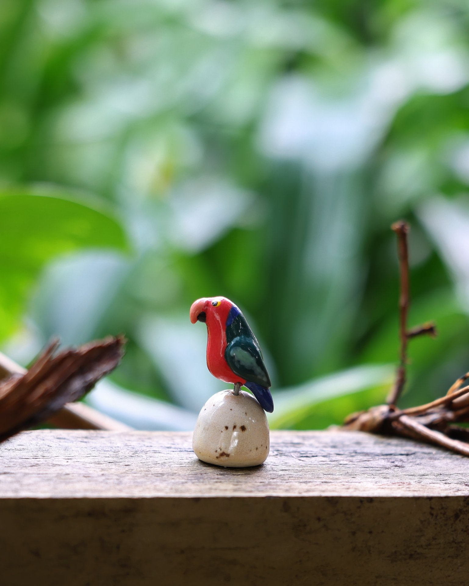 Mini King Parrot Sculpture