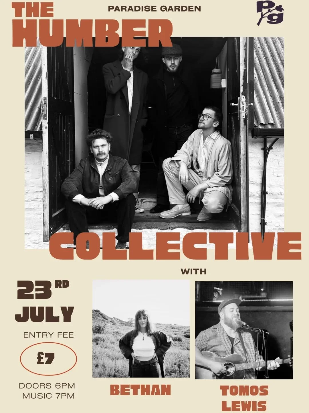 We&rsquo;re so so excited to announce a soul-filled, funky line up for you guys! ✨✨ Get yourselves down to @paradisegardencdf July 23rd for a night built around good music and connection! Blending together jazz, indie, soul, folk and disco all in one
