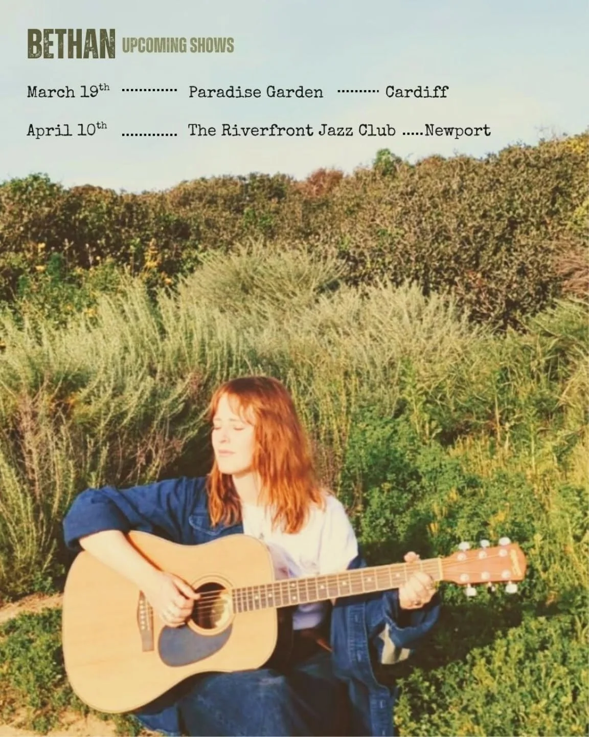 So excited for the next few weeks of music!

Will be opening for the amazing @malanfon at @paradisegardencdf ✨ and @sylviemnoble as part of a jazz series!

Links to tix in bio, would love to see your wonderful faces! Anddddd will be my first time pla