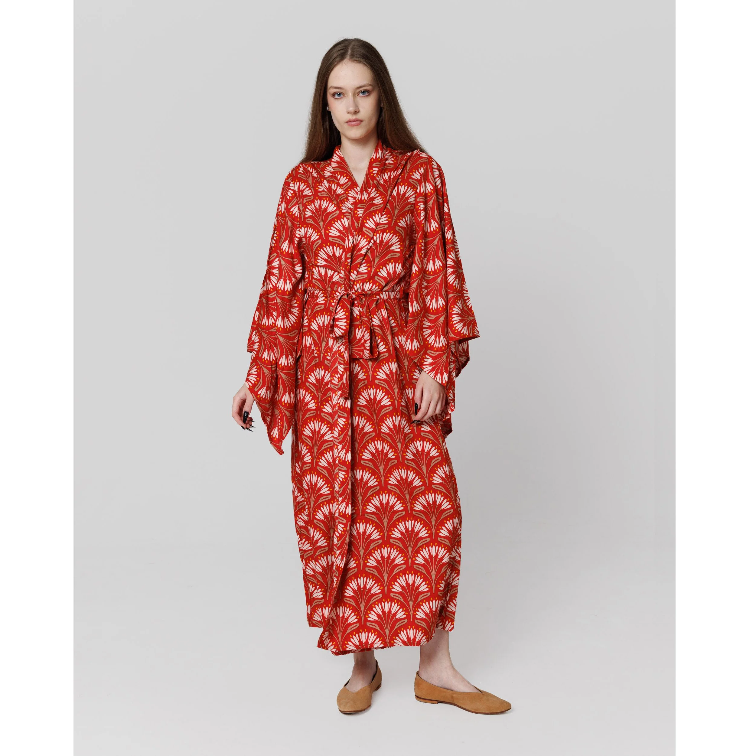 Art Deco Red Kimono
