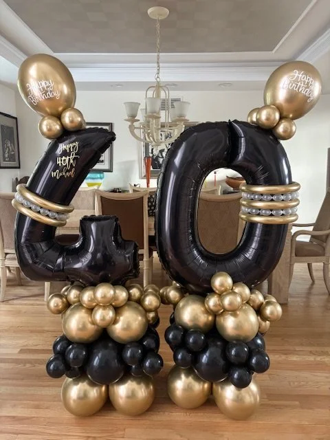 Sophisticated Double Digit Balloon Bouquet