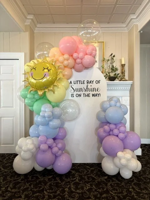 7 Foot Chiara Backdrop with Balloon Garland